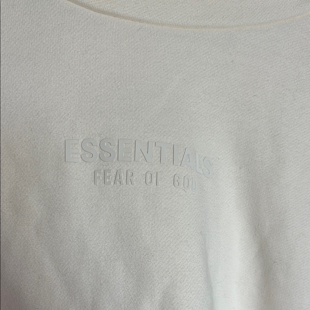 Fear of God Essentials Cream Sweatshirt  loud dancer hoodie size XXL